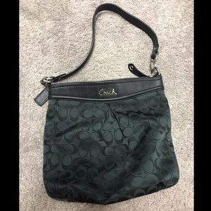 Black coach purse